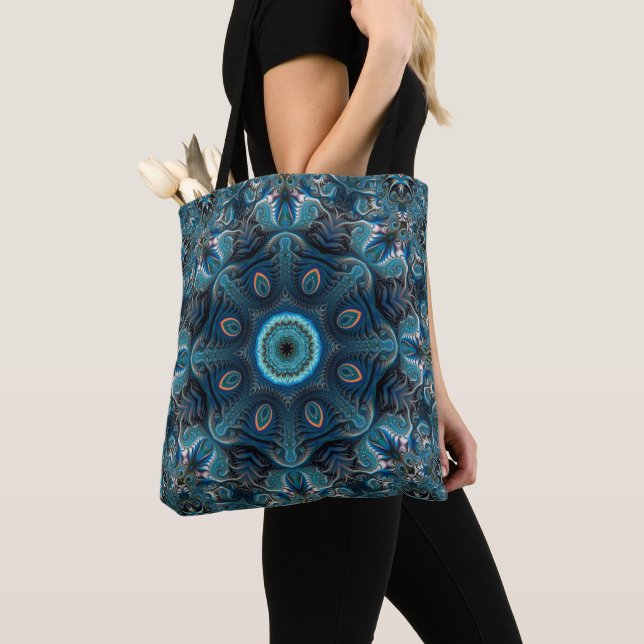 Bolso De Tela Mandala espacial misteriosa (Detalle)