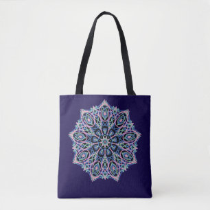 Bolso De Tela Mandala Espiritual.