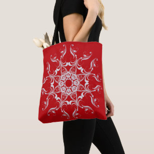 Bolso De Tela Mandala floral añeja barroca