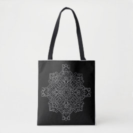 Bolso De Tela Mandala geométrica #9