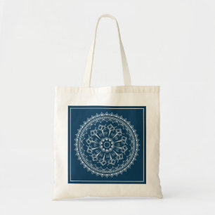 Bolso De Tela Mandala hecha de Seashells