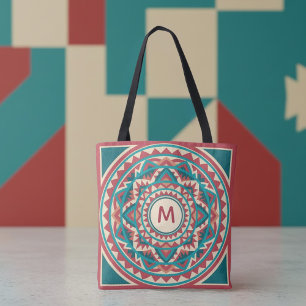 Bolso De Tela Mandalá moderno del suroeste