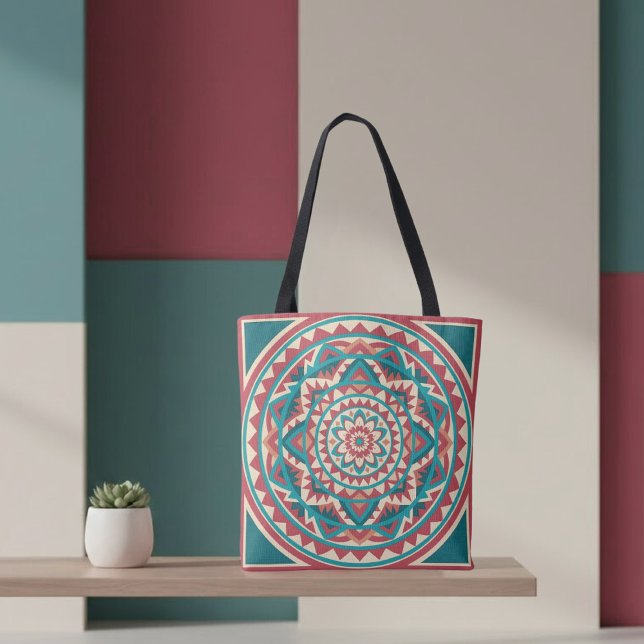 Bolso De Tela Mandalá moderno del suroeste (Subido por el creador)