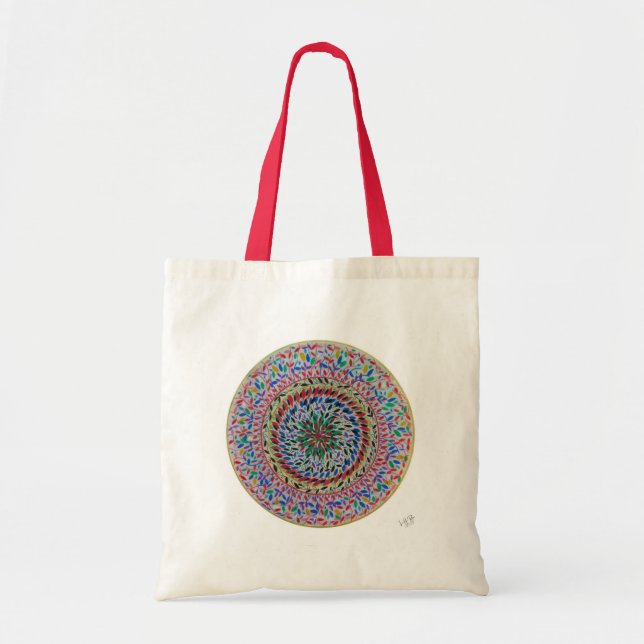 Bolso De Tela Mandala Serenis (Frente)