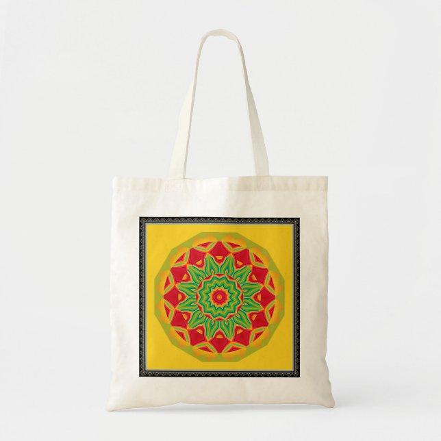 Bolso De Tela Mandala Tote Bag (Frente)