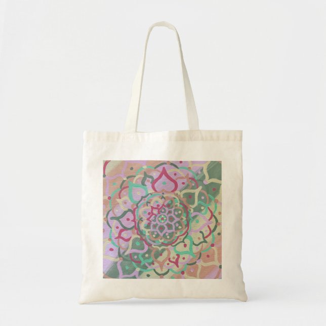 Bolso De Tela Mandala Tote Bage (Frente)