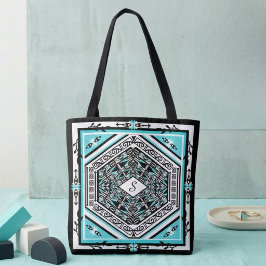 Bolso De Tela Mandala Tribal Nouveau