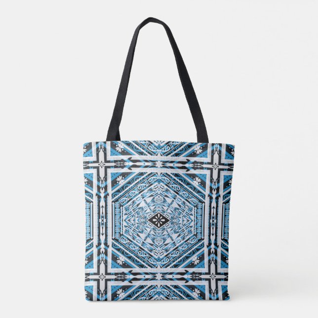 Bolso De Tela Mandala Tribal Nouveau (Reverso)
