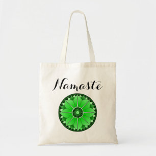 Bolso De Tela Mándala verde Namaste moderno