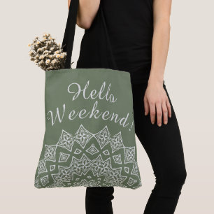 Bolso De Tela Mandala Weekend