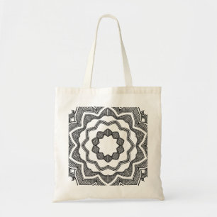 Bolso De Tela Mandala Yoga Instructor Lotus Flower Vintage