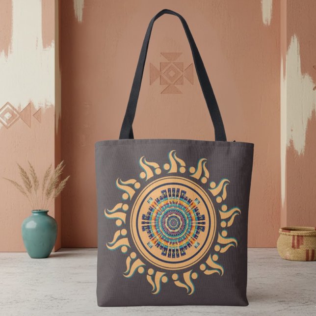 Bolso De Tela Mandalas del Sol (Subido por el creador)