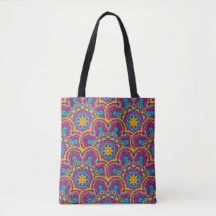 Bolso De Tela Mandalas repiten desi de etnia india tribal