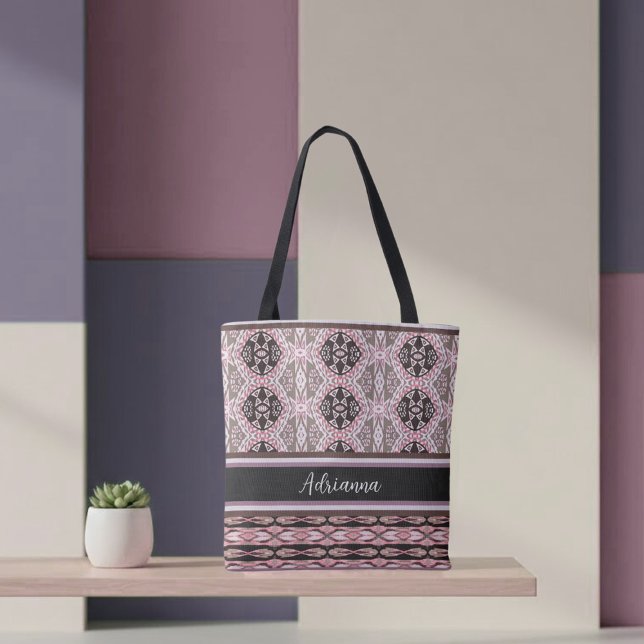 Bolso De Tela Mandalas tejidas (Subido por el creador)