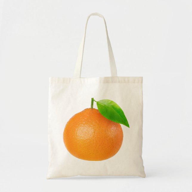 Bolso De Tela Mandarina (Frente)