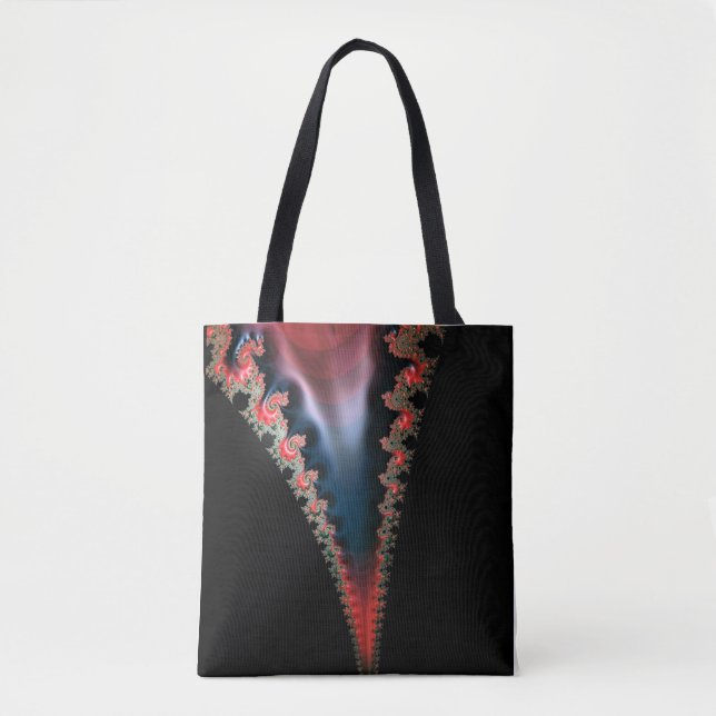 Bolso De Tela Mandelbrot Zip Tote Bag (Anverso)