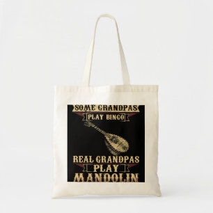 Bolso De Tela Mandolin Lover Menta Algunas Juega Bingo Real Gran