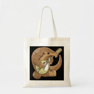 Bolso De Tela Mandolin Lover Pangolin jugando Mandolin
