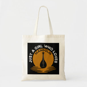 Bolso De Tela Mandolin Lover Player solo es un chica al que le e