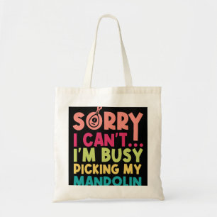 Bolso De Tela Mandolin Lover Recogiendo mi Mandol