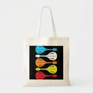 Bolso De Tela Mandolin Lover Retro Mandolin Player Vintage Lute