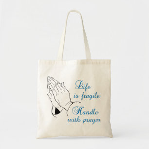 Bolso De Tela Manejar con oración