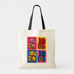 Bolso De Tela Maneki Neko