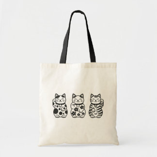 Bolso De Tela Maneki Neko