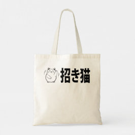 Bolso De Tela Maneki-Neko Doodle