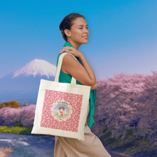 Bolso De Tela Maneki Neko Lucky Luna (Maneki Neko Lucky Luna Tote Bag)