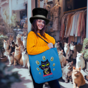 Bolso De Tela Maneki Neko Lucky Poilue