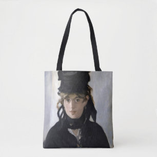 Bolso De Tela Manet - Berthe Morisot con un ramo de violetas