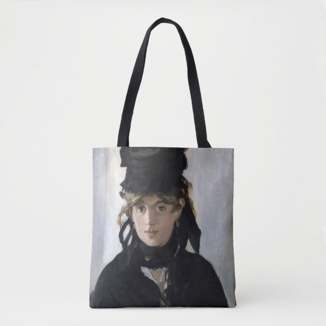 Bolso De Tela Manet - Berthe Morisot con un ramo de violetas (Anverso)