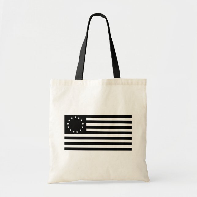 Bolso De Tela Manga, Bandera Betsy Ross o Bandera Circular Ameri (Frente)