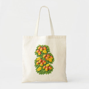 Bolso De Tela Mango Botánico Fruta Tropical