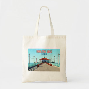 Bolso De Tela Manhattan Beach Pier Los Angeles California