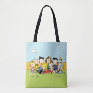Bolso De Tela Maní Charlie Brown y Gang