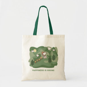 Bolso De Tela Maní   La felicidad de Snoopy y Woodstock está en 
