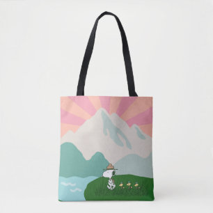 Bolso De Tela Maní Snoopy Leader of the Pack