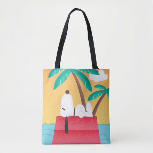Bolso De Tela Maní Sueños de Deco Tropicales Snoopy