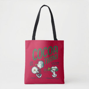 Bolso De Tela Maní   Tiempo de Snoopy & Linus Cocoa