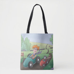 Bolso De Tela Manifestación de Cat Lady Road Tote Bag
