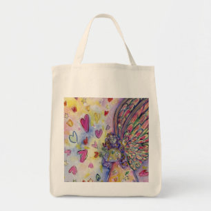 Bolso De Tela Manifiesto del arte del ángel del guardián univers