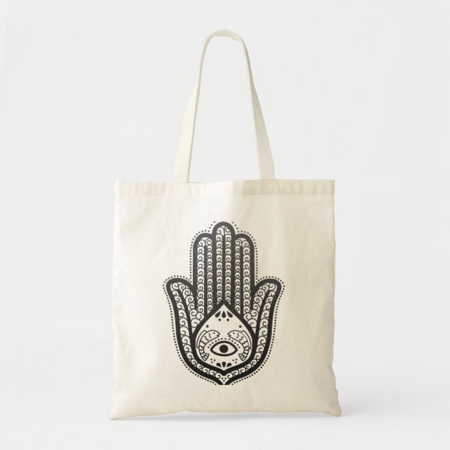 Bolso De Tela Mano de Fátima (Frente)