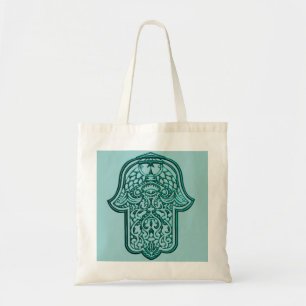 Bolso De Tela Mano de la alheña de Hamsa (trullo)