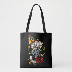 Bolso De Tela Mano De Tarjetas