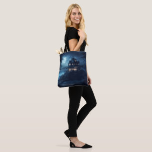 Bolso De Tela Mano del borde del océano