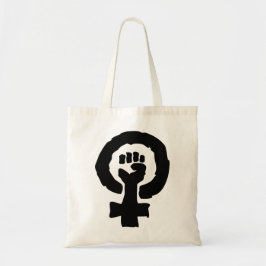 Bolso De Tela Mano femenina de la solidaridad del símbolo