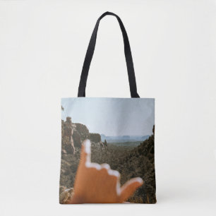 Bolso De Tela Mano humana izquierda