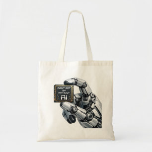 Bolso De Tela Mano Robot